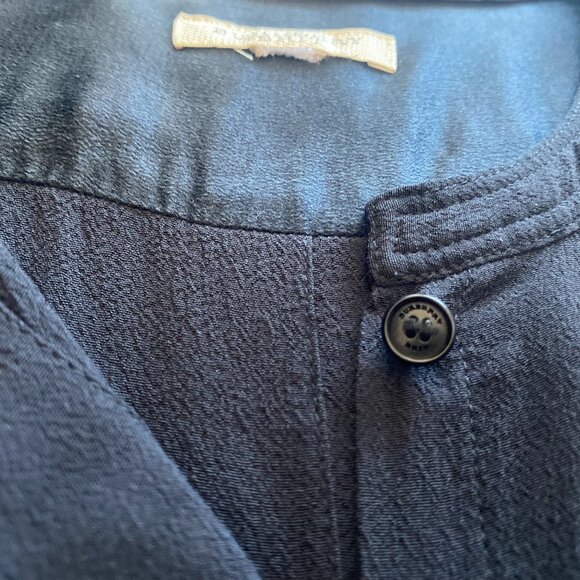 Burberry Brit Crew Neck Three-Quarter Sleeve Blouse, Black, Size S - Picture 7 of 9